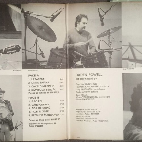 Baden Powell Canta Vinícius De Moraes E Paolo César Pinheiro vinyl record used