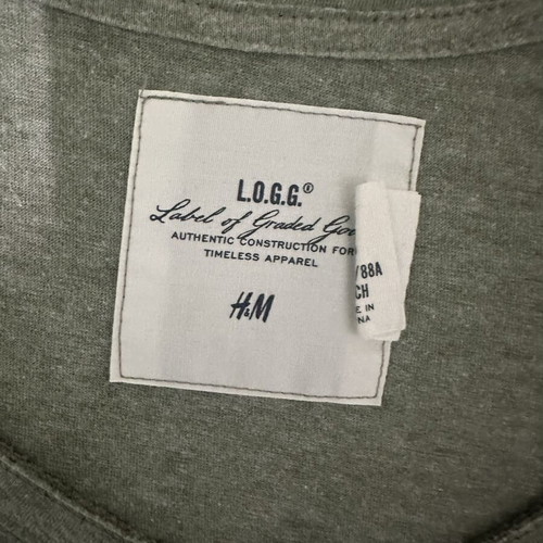 H&M L.O.G.G. Olive Green T-Shirt Dress like new