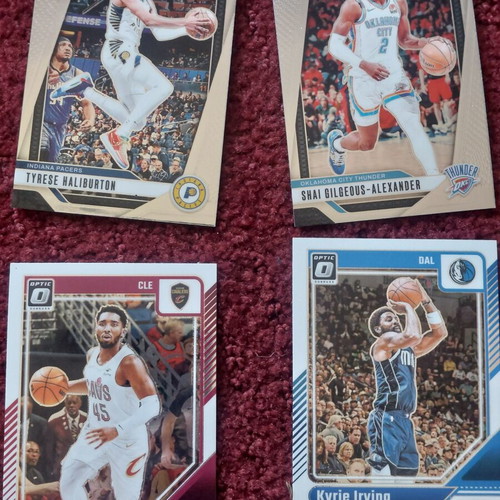 NBA card collection like new, 50 cards Panini Prizm Donruss Mosaic Select