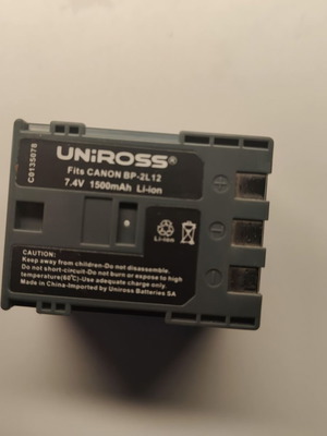 Uniross Battery for Canon BP-2L12 New