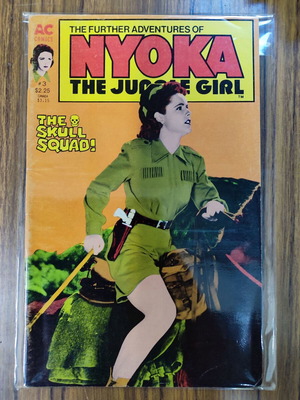Further Adventures of Nyoka the Jungle Girl comic used