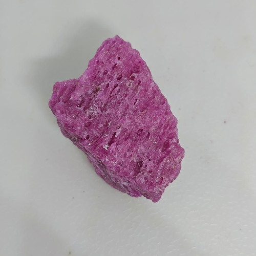 Natural Raw Rubinite in Porous Formation like new