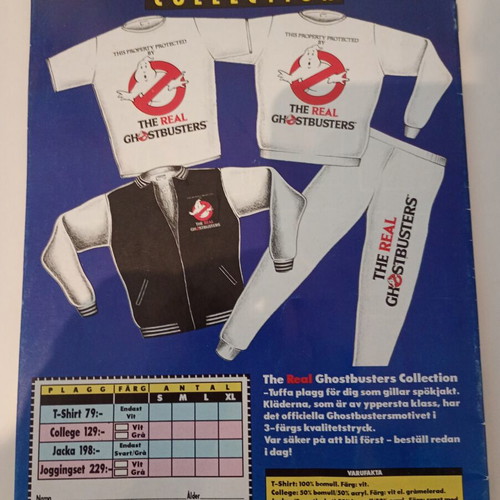 The Real Ghostbusters comic like new, Danish language
