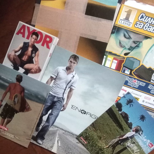 Fashion magazines used