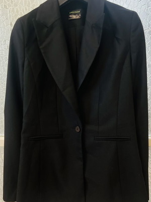 Longchamp blazer, black, size S / 34