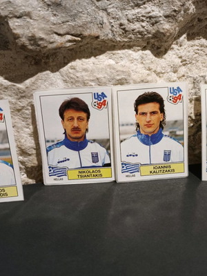 Χαρτάκια αυτοκόλλητα Panini Εθνική Ελλάδος μεταχειρισμένα, Παγκόσμιο Κύπελλο USA 1994