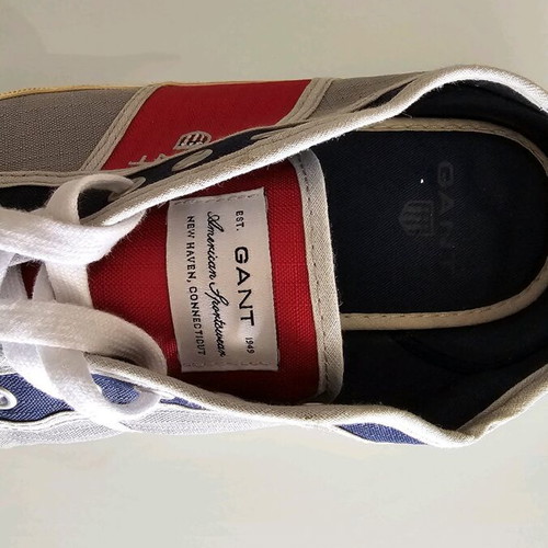 Gant sneakers shoes new, size 42, gray and red