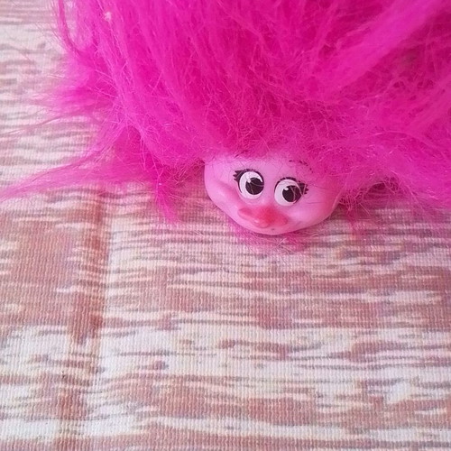 Efxoulis Troll bracelet Long Hair pink strap like new