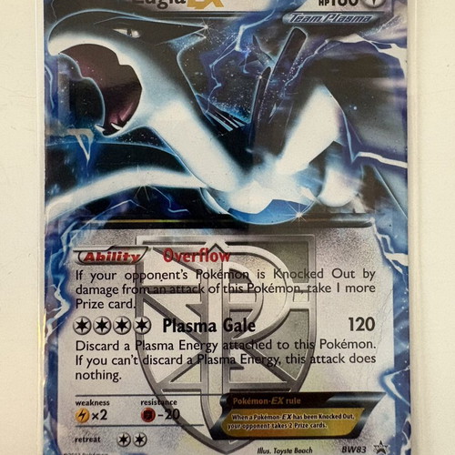 Lugia EX BW83 Pokémon TCG promo card used