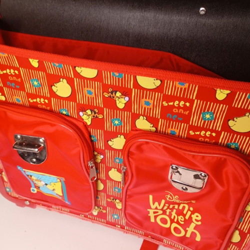 Disney Winnie the Pooh & Tigger School Bag like new, red