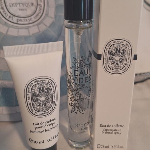 Diptyque Duo Set Eau des Sens new, Eau de Toilette 7.5ml & Body Lotion 10ml