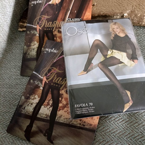 Trasparenze & Osé tights 3 new, opaque 70 den, size 1