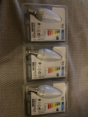 IKEA led bulbs new, pack of 3