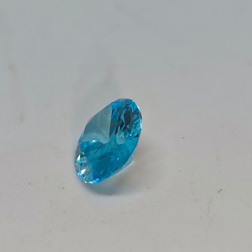 Blue Topaz semi-precious stone oval cut like new