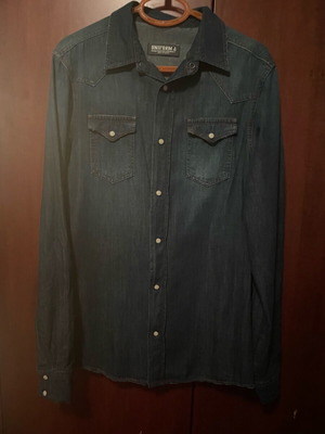Πουκάμισο αντρικό uniform jeans handcrafted product made in Greece