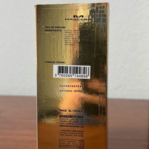 Cinque Terre Mancera Eau de Parfum 125 ml new