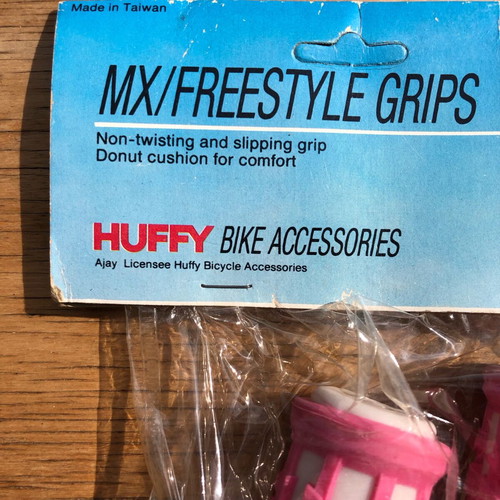 Huffy pink grips for BMX bike new