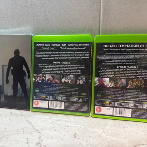 Toxic Avenger 1-3 Blu-ray σαν καινούργιο, πακέτο με steelbook
