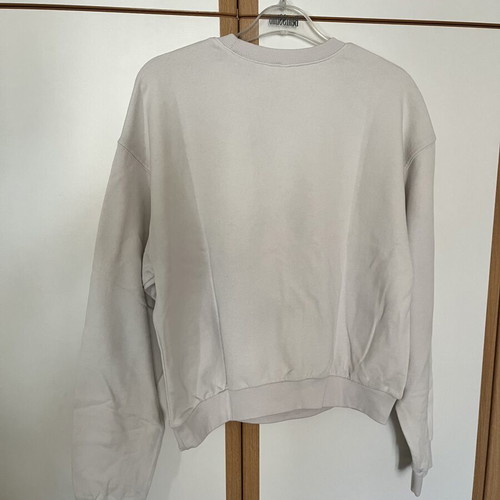 H&M basic sweatshirt, white, size M