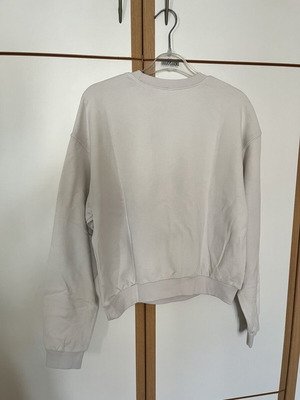 H&M basic sweatshirt, white, size M