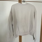 H&M basic sweatshirt, white, size M