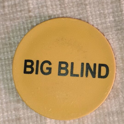 Big Blind collectible token like new
