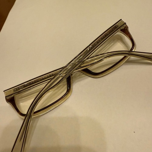 Marc Jacobs eyeglasses like new, brown and transparent
