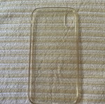 iPhone XS case thin transparent like new