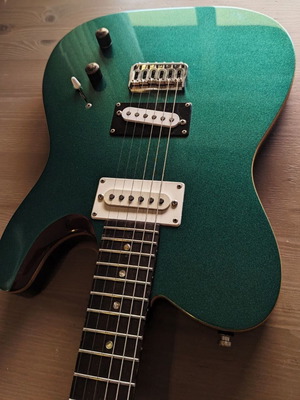 Handmade Mod Tele Electric Guitar like new with Dimarzio and Bare Knuckle pickups