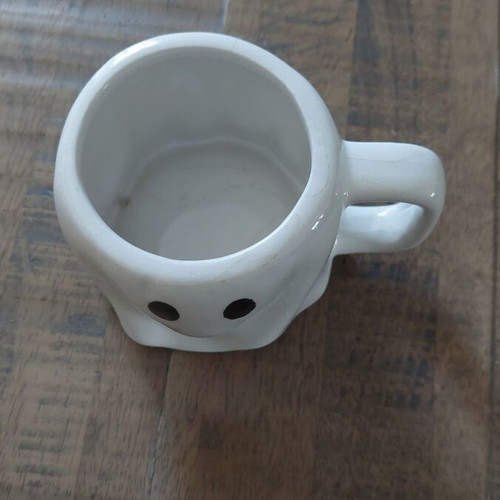 Halloween mugs like new, set of 2 with pumpkin and ghost