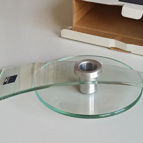 Leonardo glass candlestick new with geometric modern design