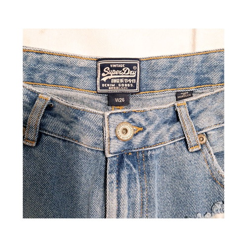 Superdry Steph Boyfriend denim shorts vintage used, size W26