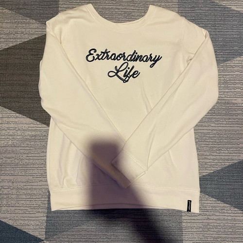 Admiral white sweatshirt used, size S
