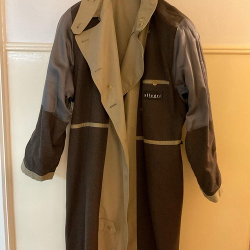 Allegri men's trench coat XL like new, beige