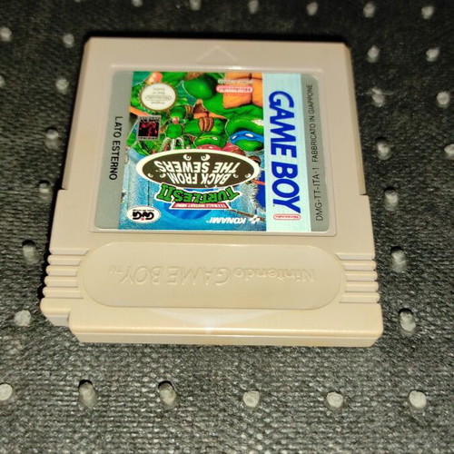Turtles II Back From The Sewers Game Boy cartridge used
