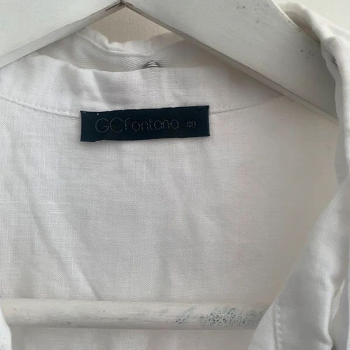 GCfontana white sleeveless shirt, size L