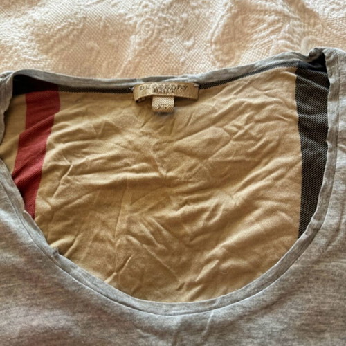 Burberry reversible elastic blouse like new, grey, size XS