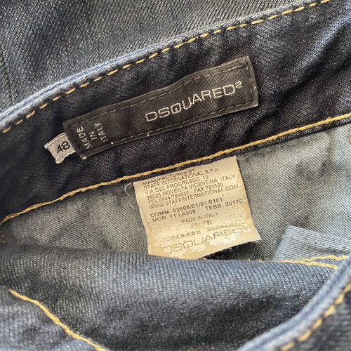 Dsquared2 women's jeans like new, size L, blue