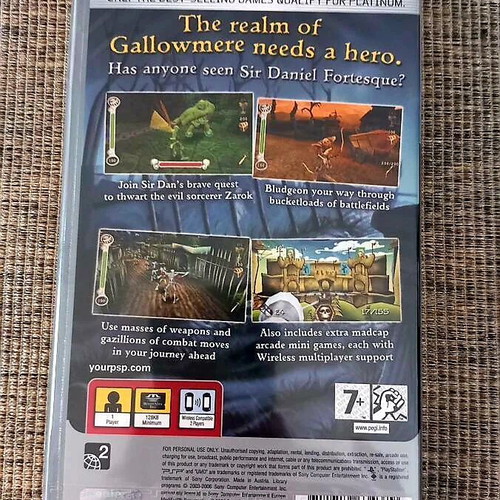 Medievil Resurrection Platinum for PSP new, sealed