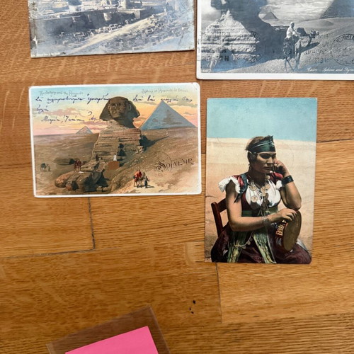 Old postcards used, traveled