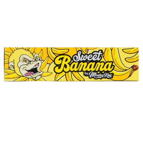 Monkey King Size Banana rolling papers 32 leaves with tips new