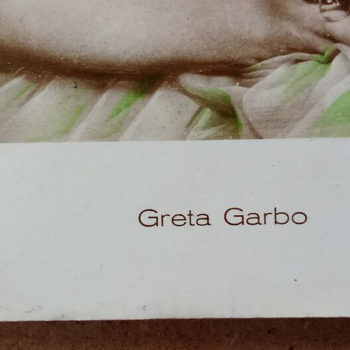 Greta Garbo Ross Verlag Collectible Postcard like new