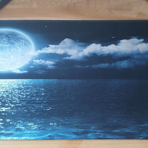 Mouse Pad The Sea and the Moon 80x30cm new