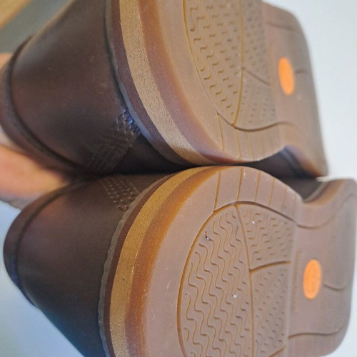Timberland moccasins used, brown leather with OrthoLite insoles, size 42