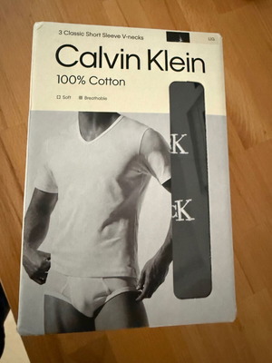 Φανελάκια Calvin Klein 3-Pack Classics V-Neck Large μαύρα βαμβάκι καινούργια
