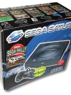 Sega Saturn console used, boxed