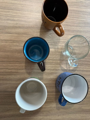 Mugs like new, pack of 5