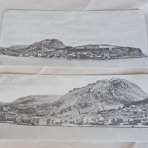 Nafplio old photos with folder and 4 tourist maps like new