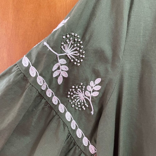 green emerald velvet dress ZARA. Long green die-cut dress Ts – Hibuy market main image 0