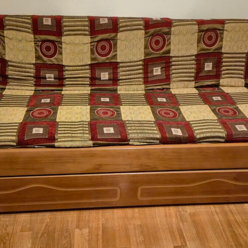 Sofa bed with extra sliding bed like new